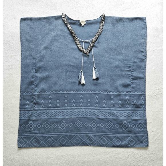 SURF GYPSY chic travel resort swimwear swim caftan kaftan coverup cover-up s - Picture 3 of 7